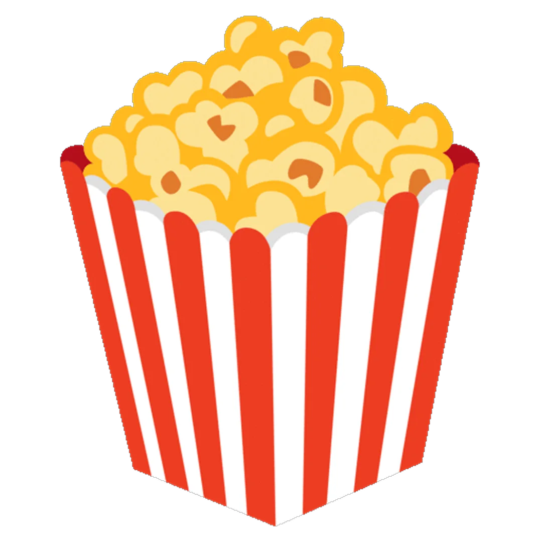 Cartoon Popcorn Bucket Free PNG