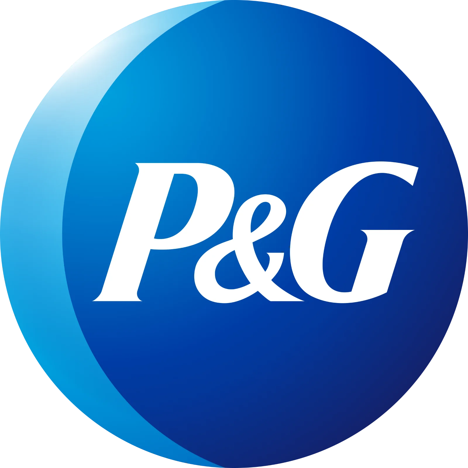 P&G Logo on Blue Circle Free PNG