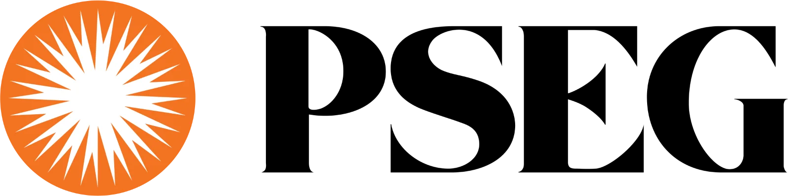 PSEG Orange Sunburst Logo Free PNG