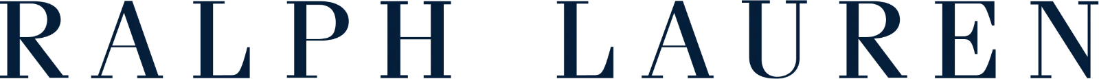 Ralph Lauren Wordmark in Dark Serif Letters Free PNG