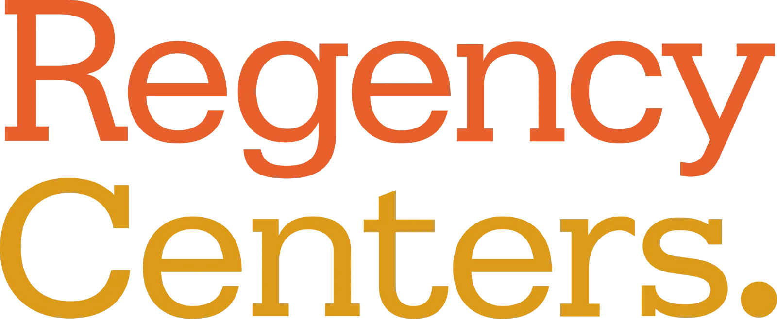 Regency Centers Logo in Orange and Gold | Free PNG