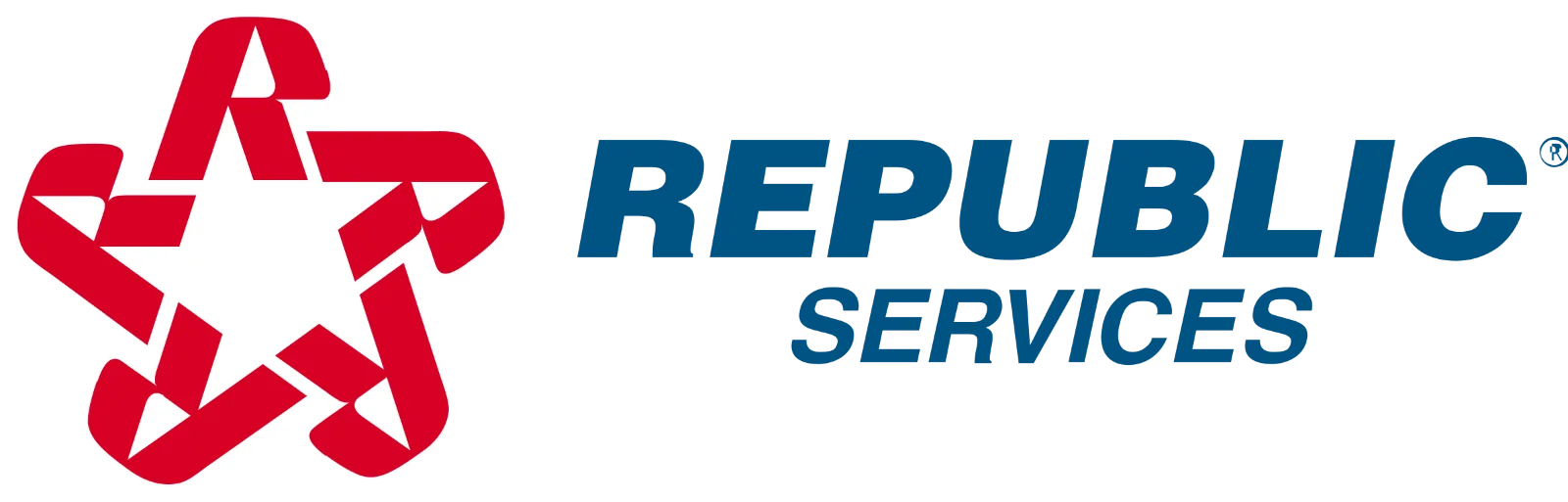 Republic Services Logo with Red Star Emblem | Free PNG