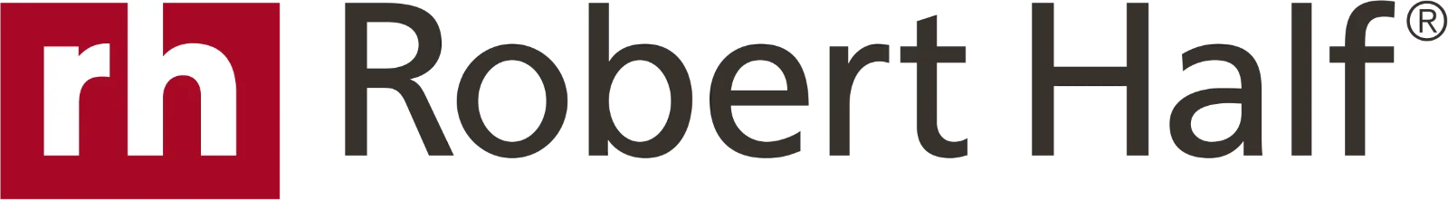 Robert Half Logo with Red Monogram | Free PNG