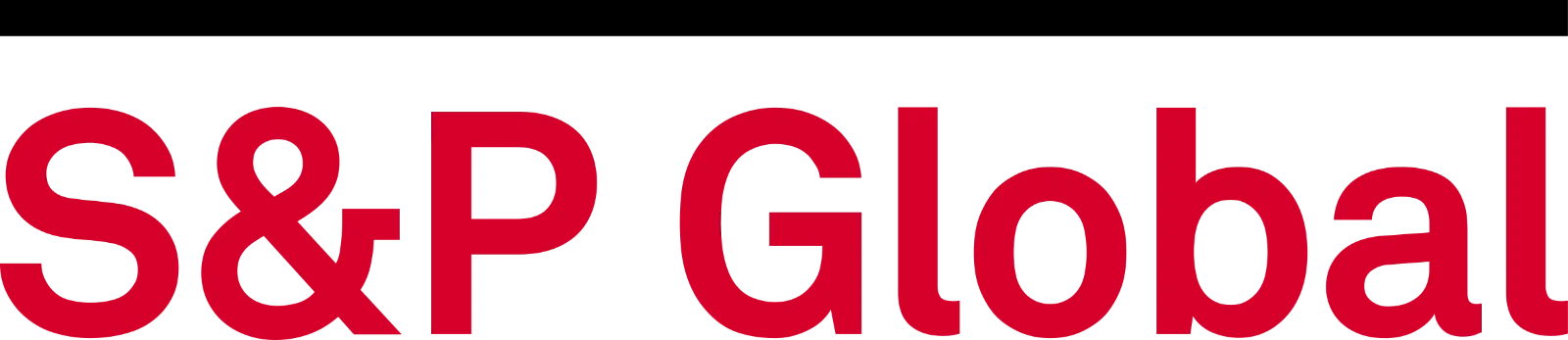 S&P Global Red Wordmark Free PNG
