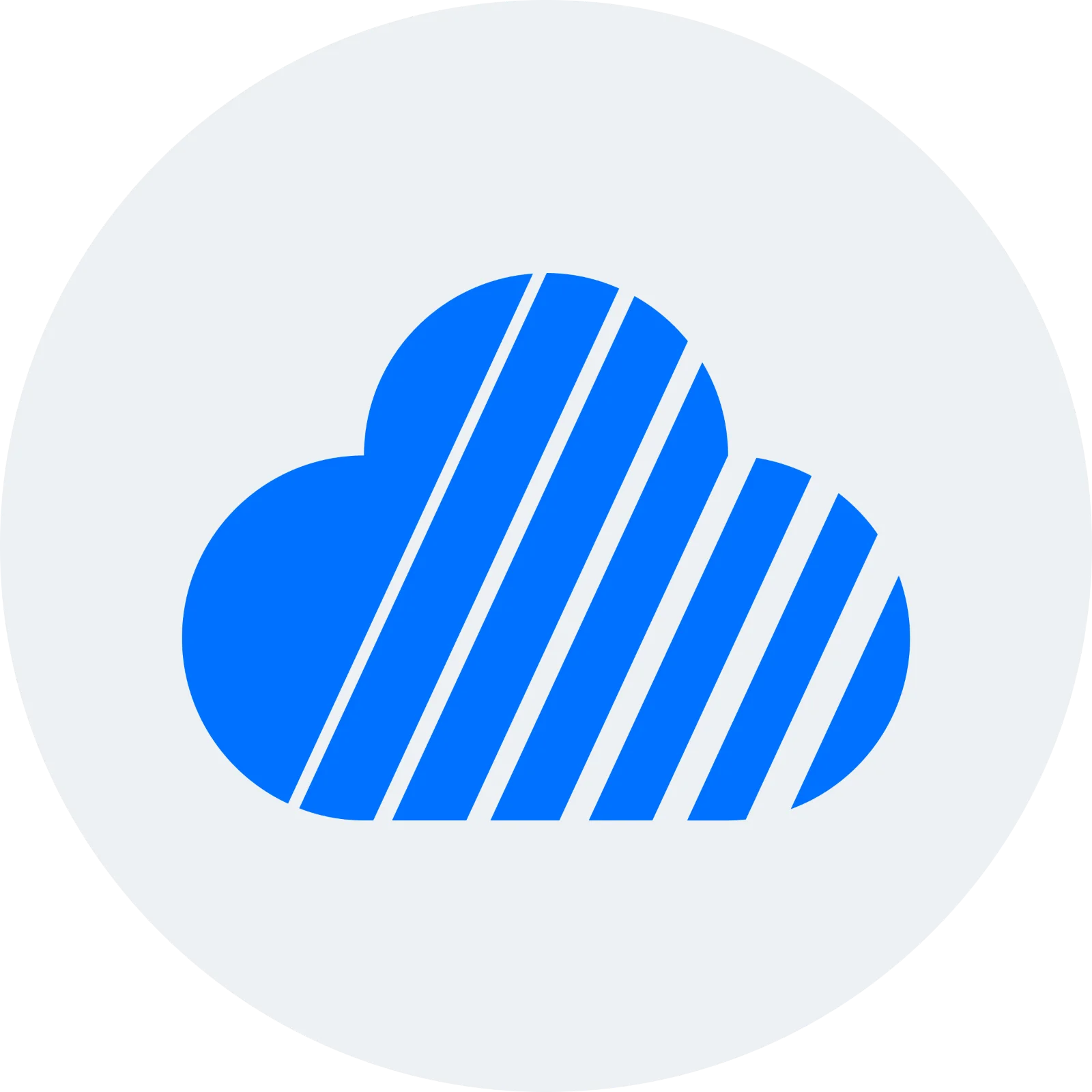 Skycoin (SKY) Blue Cloud Logo Free PNG