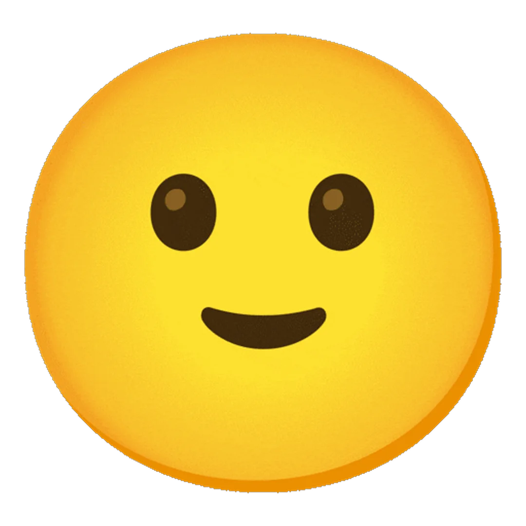 Cheerful Yellow Smiley Face Free PNG