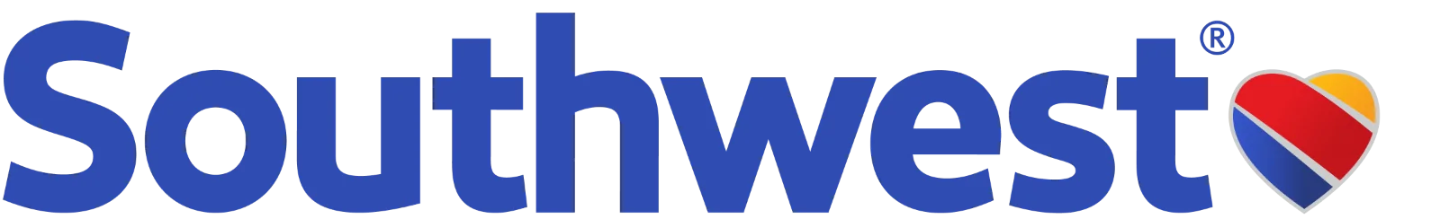 Southwest Airlines Wordmark and Heart Logo - Free PNG