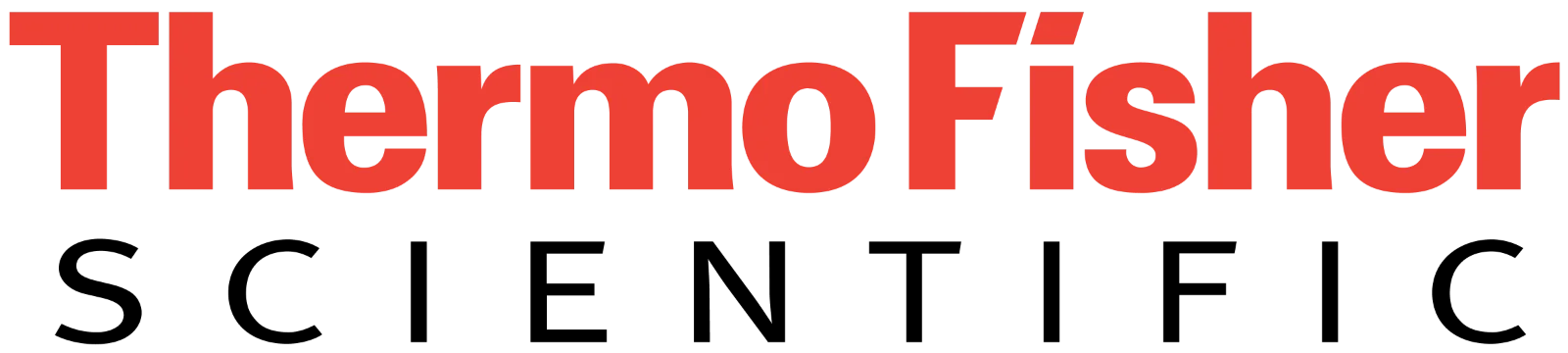 Thermo Fisher Red Wordmark on Black – Free PNG
