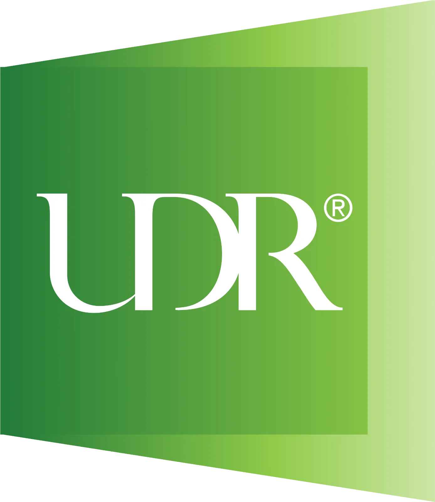 UDR Registered Wordmark on Green | Free PNG