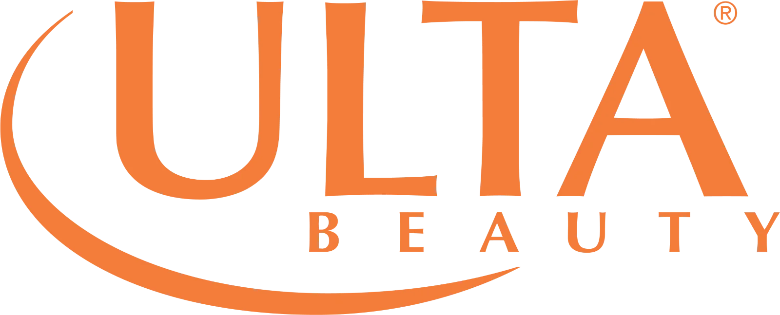 Ulta Beauty Orange Wordmark Logo Free PNG