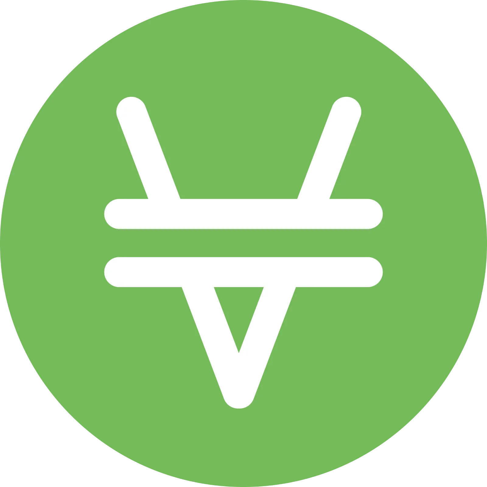 Vai (VAI) Green Circular Logo Icon Free PNG