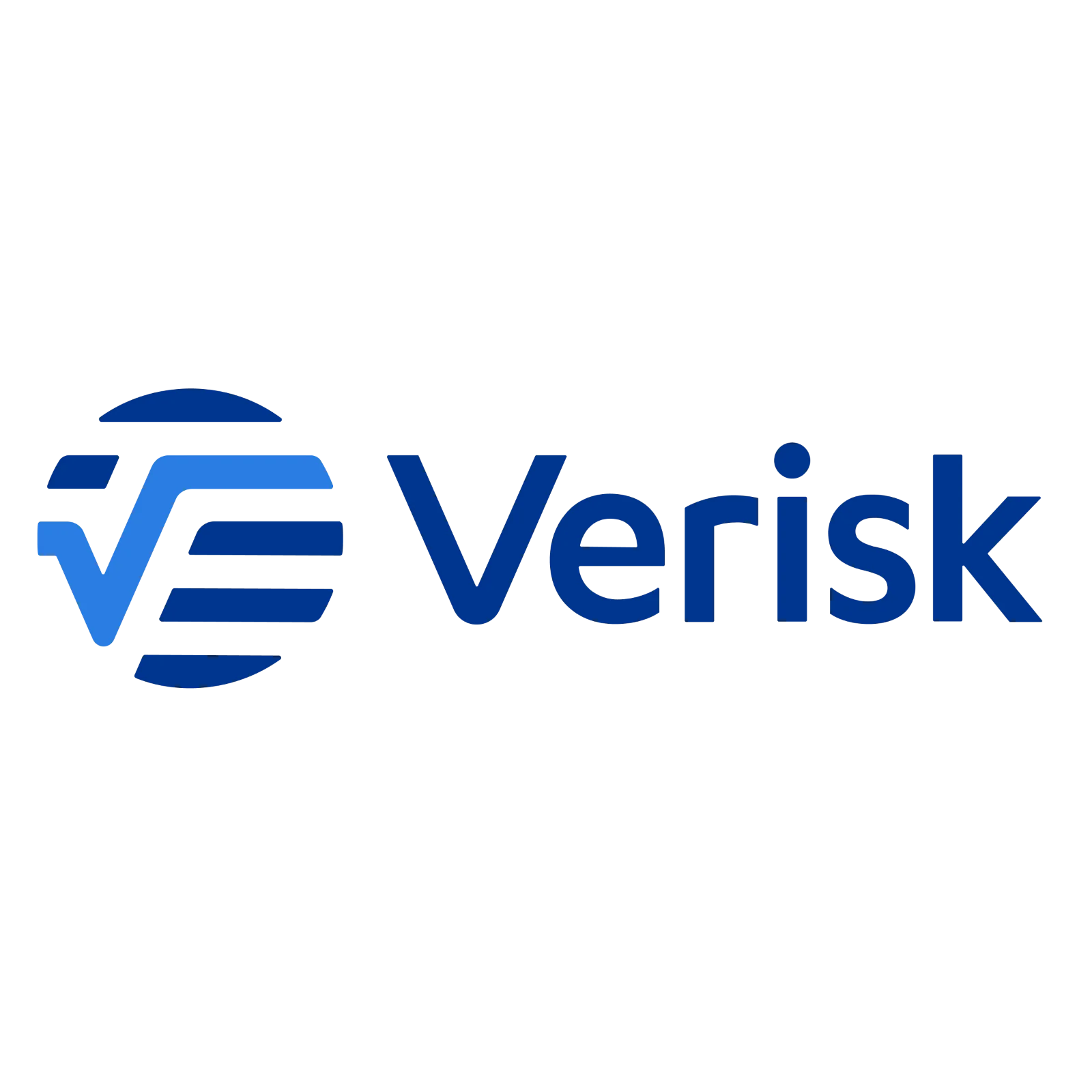 Verisk Blue Wordmark and Emblem Free PNG