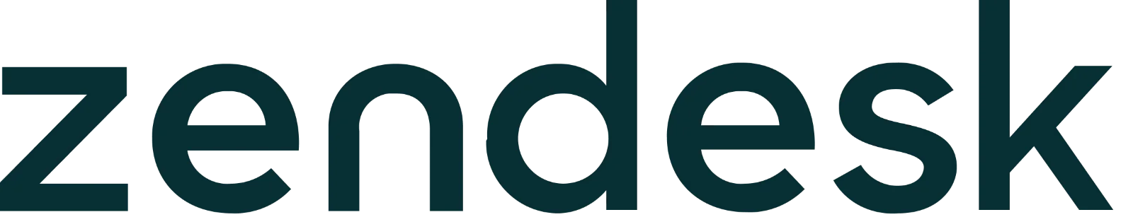 Zendesk Wordmark Logo in Dark Teal – Free PNG