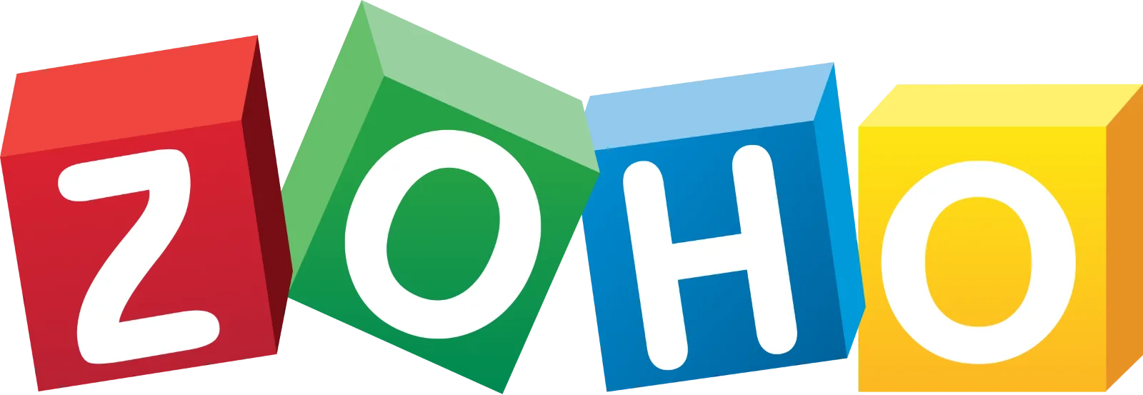 Zoho Logo on Colorful 3D Blocks Free PNG