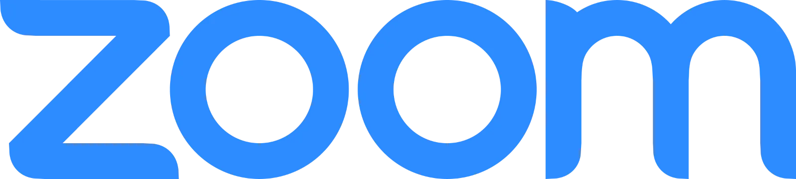 Blue Lowercase “zoom” Text – Free PNG