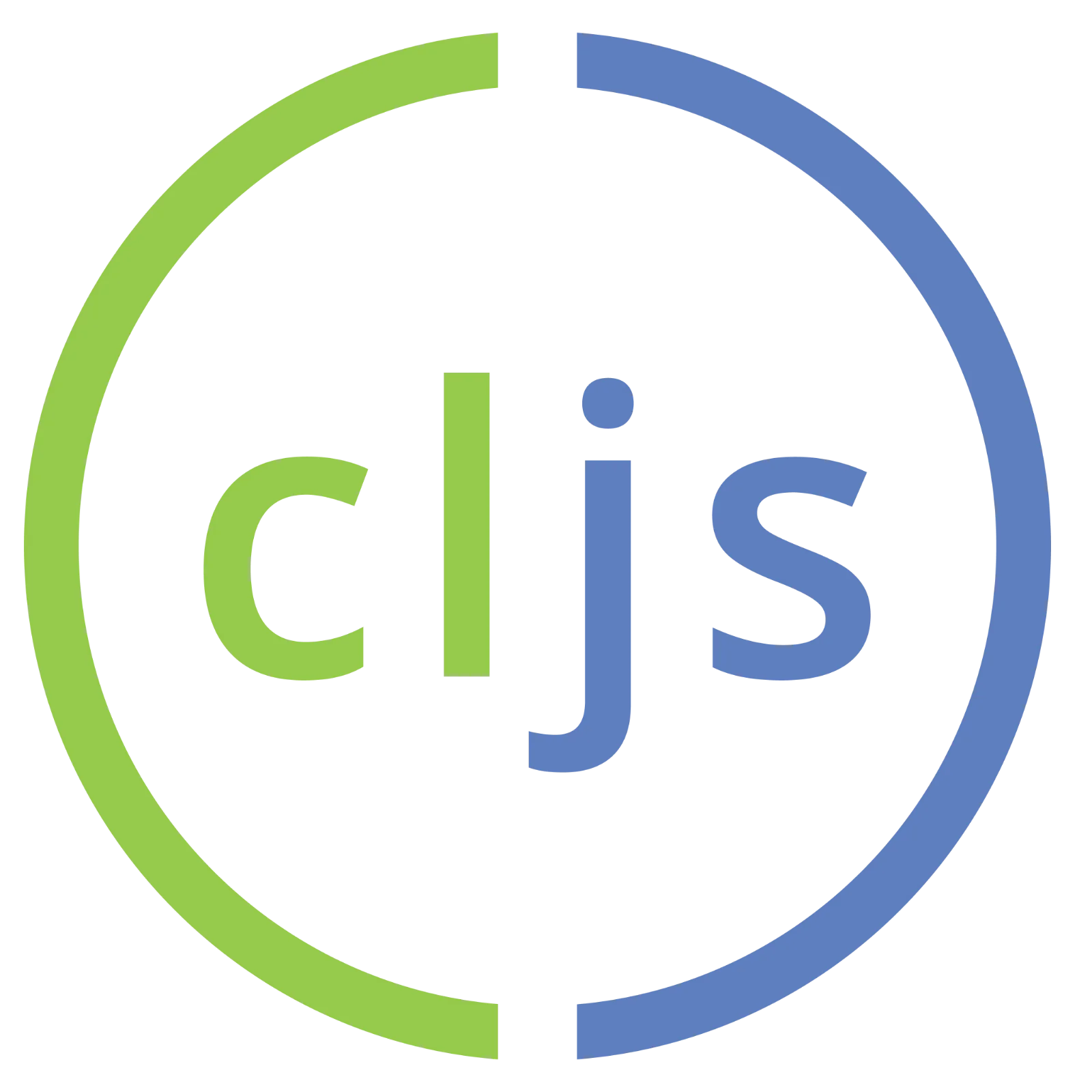 Green and Blue CLJS Circular Logo Free PNG