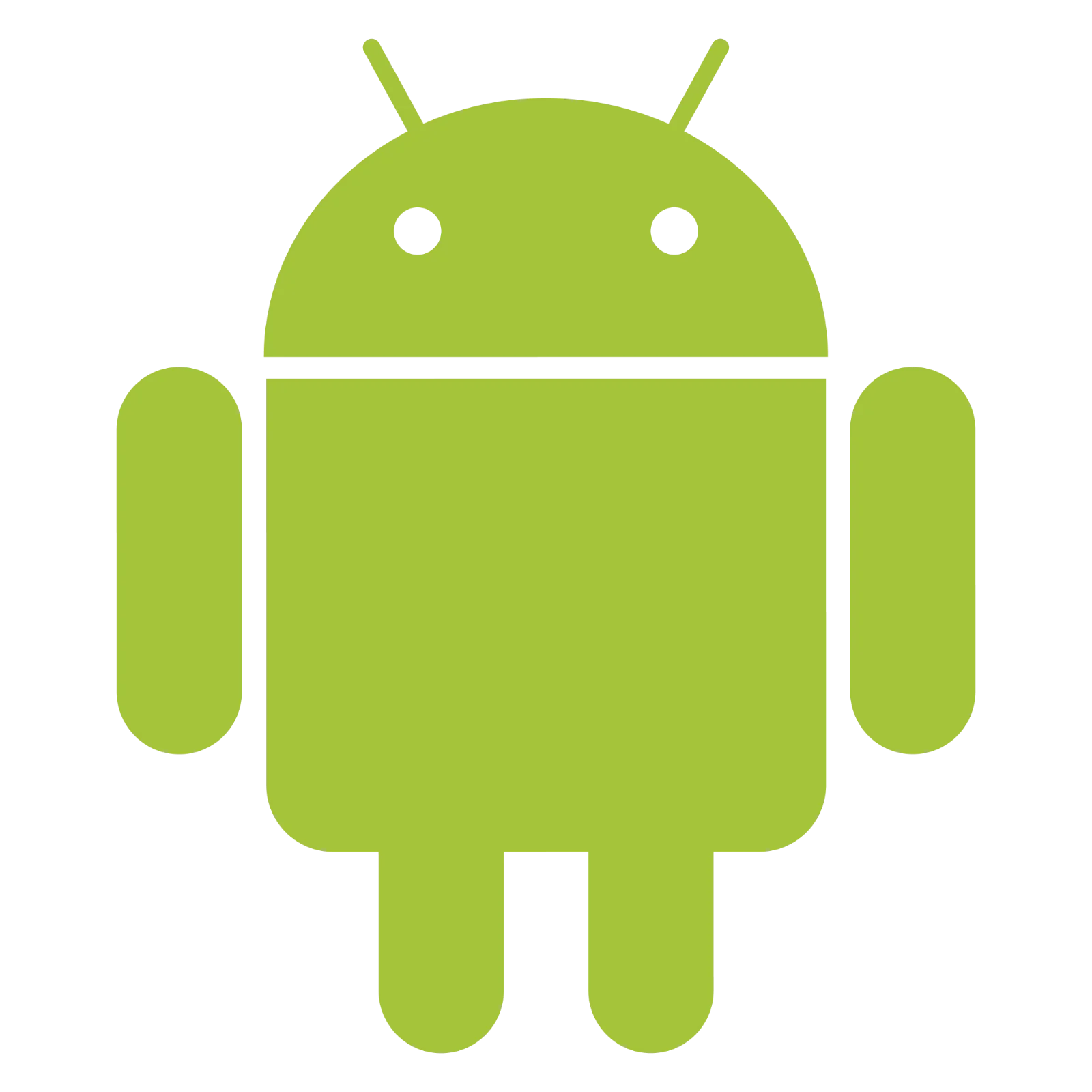 Green Android Robot Mascot Icon Free PNG