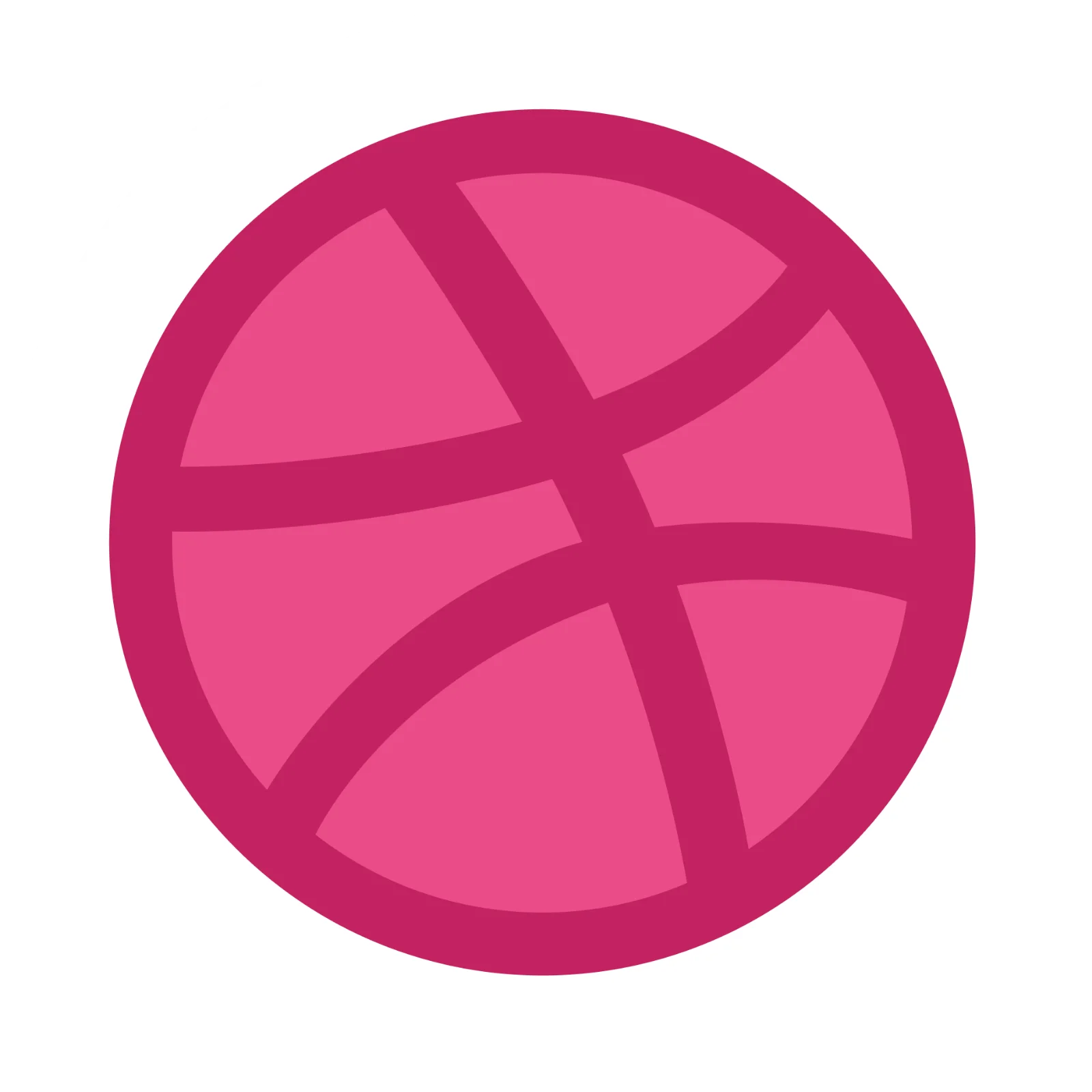 Pink Basketball Icon Free PNG