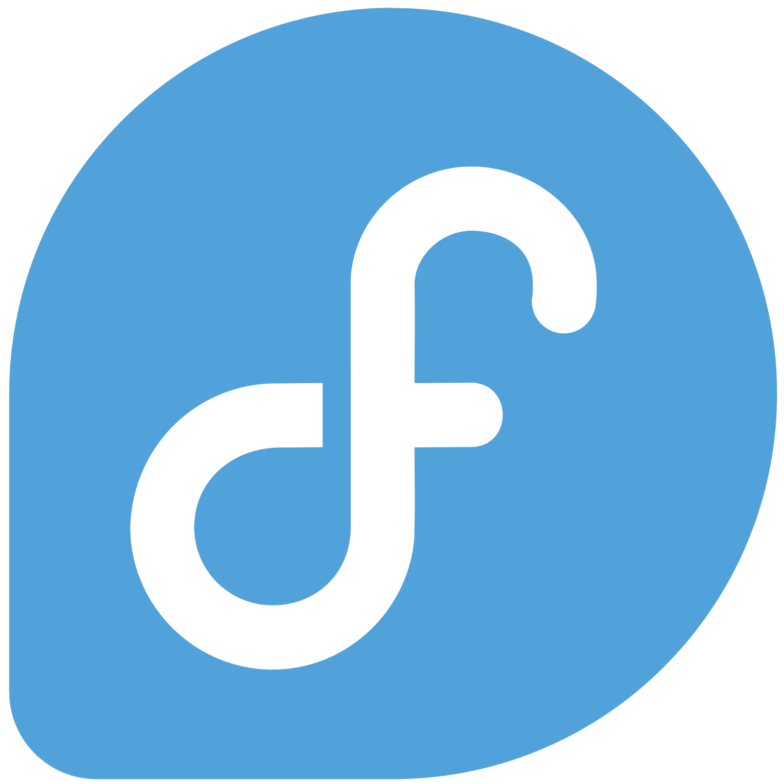 Blue Circular F Symbol Free PNG