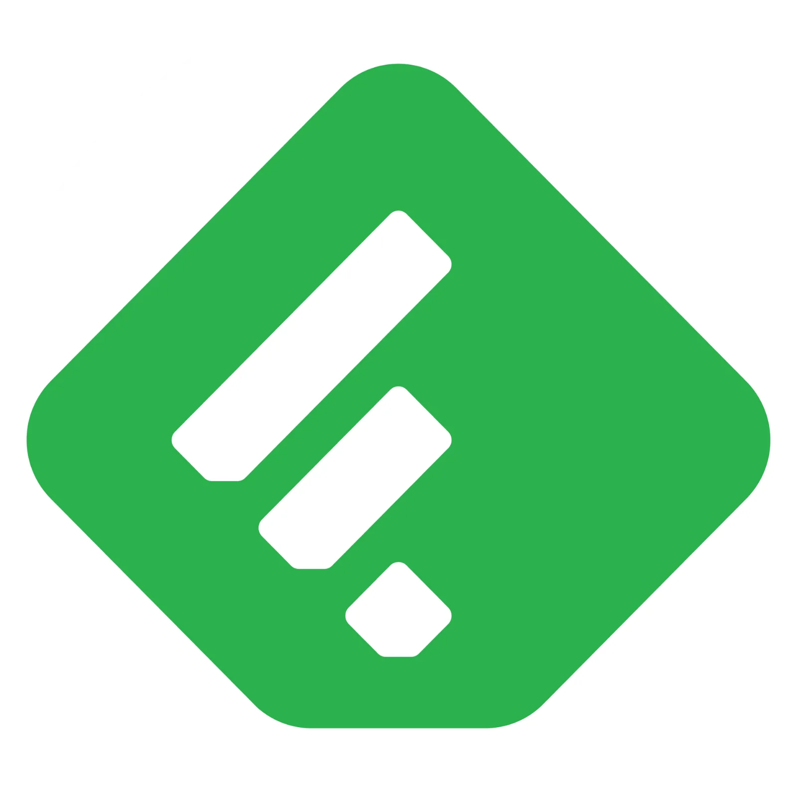 Green Geometric Emblem on White Circle - Free PNG