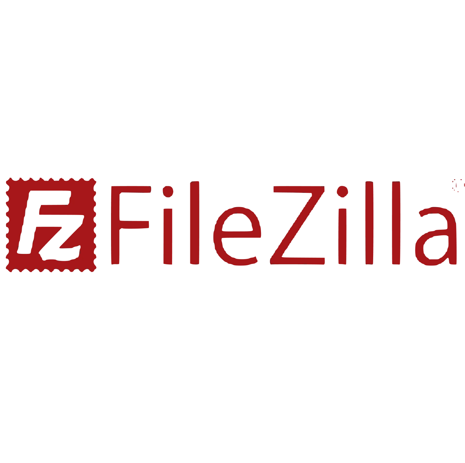 FileZilla Red Logo and Icon Free PNG