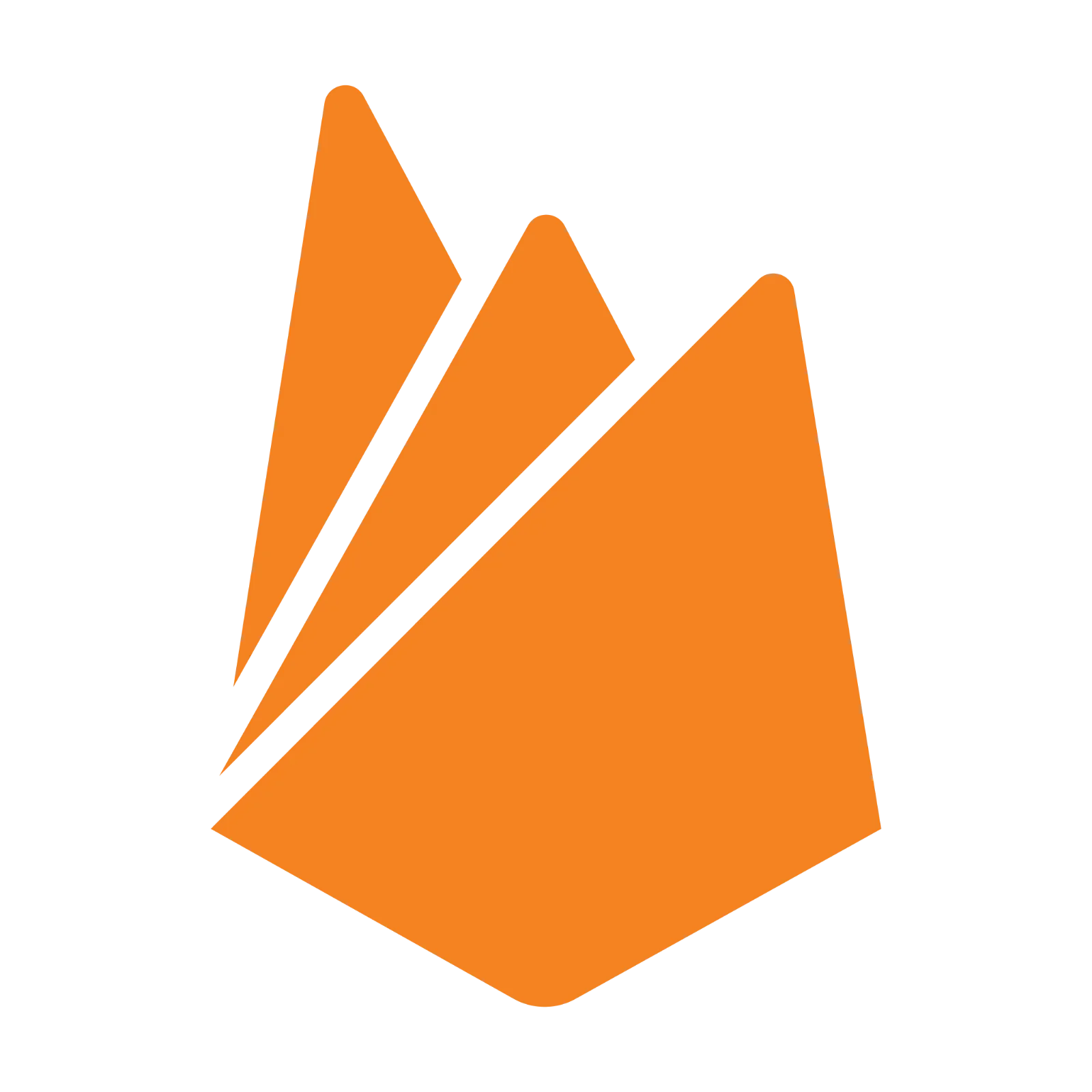 Orange Three-Shape Flame Emblem Free PNG