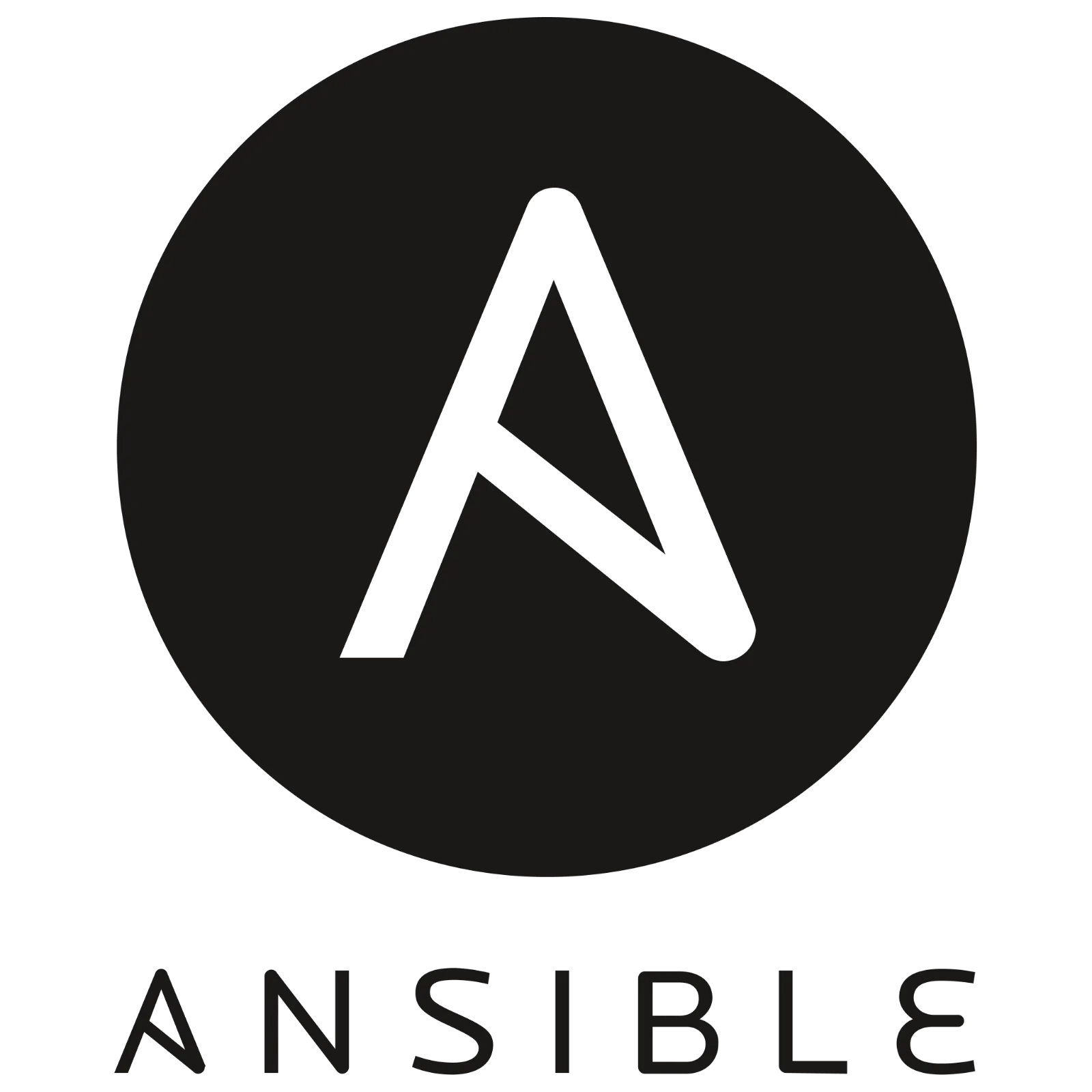 Ansible Circular Emblem and Wordmark Free PNG