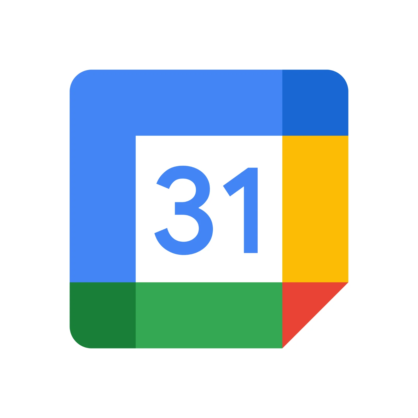 Colorful Calendar Icon with 31 Free PNG
