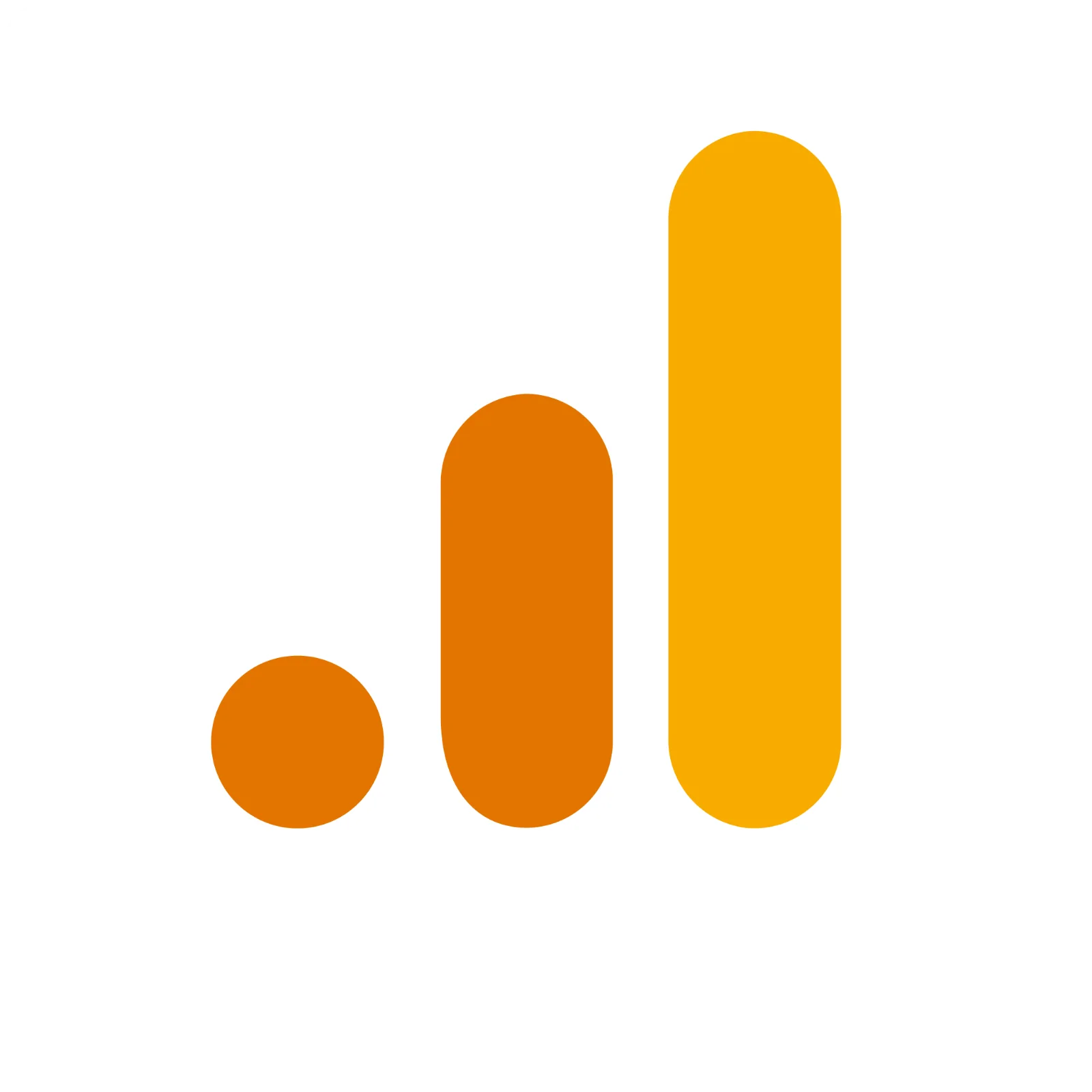 Free PNG of an Orange and Yellow Rising Bar Chart