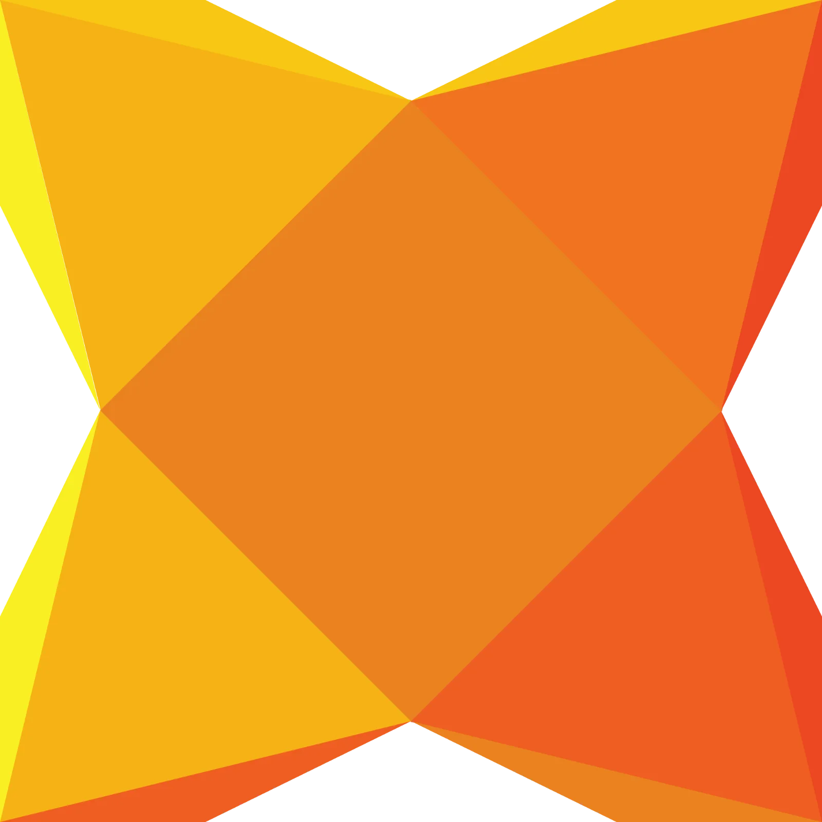 Warm Geometric Hourglass Abstract Shape Free PNG