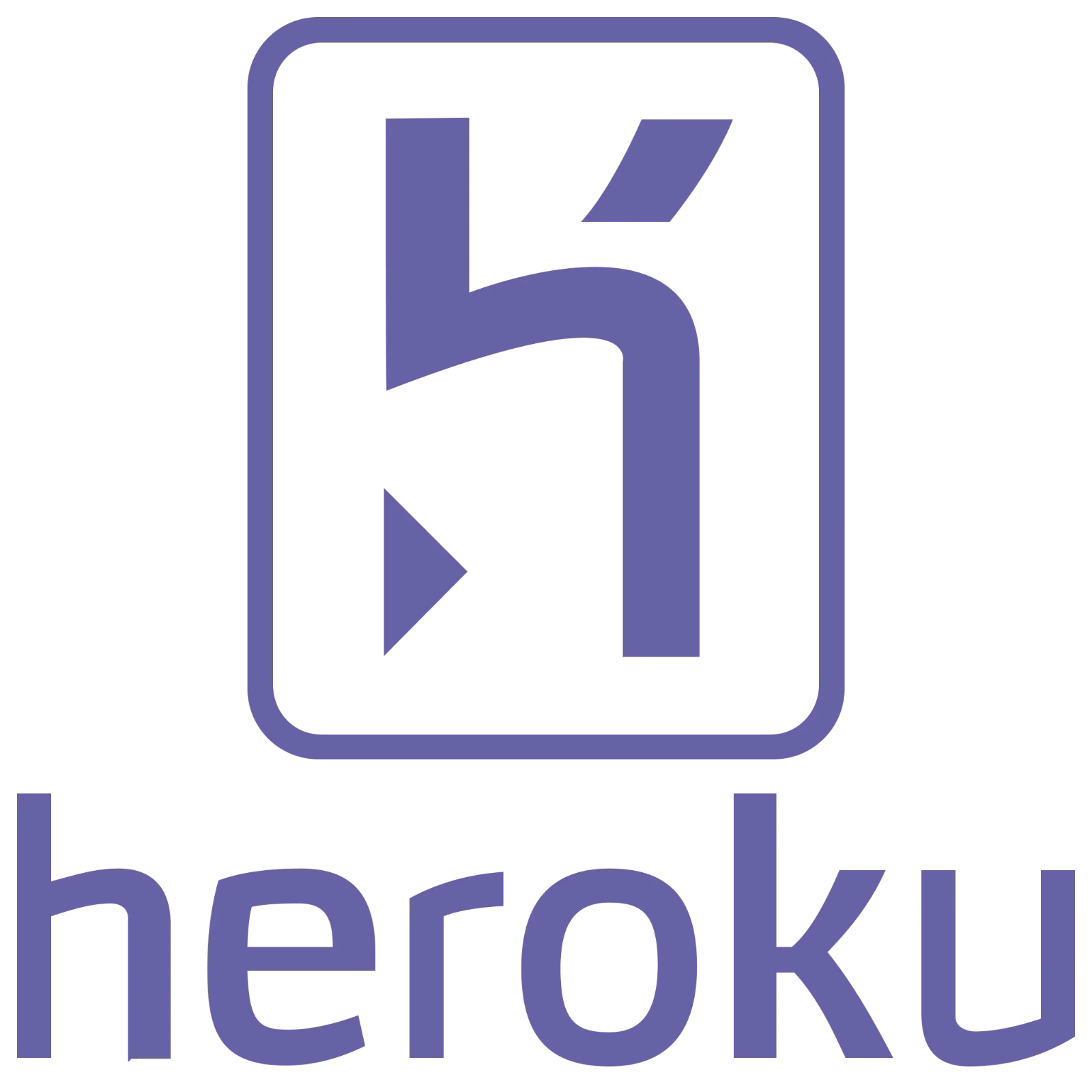 Heroku Logo with Play Icon - Free PNG
