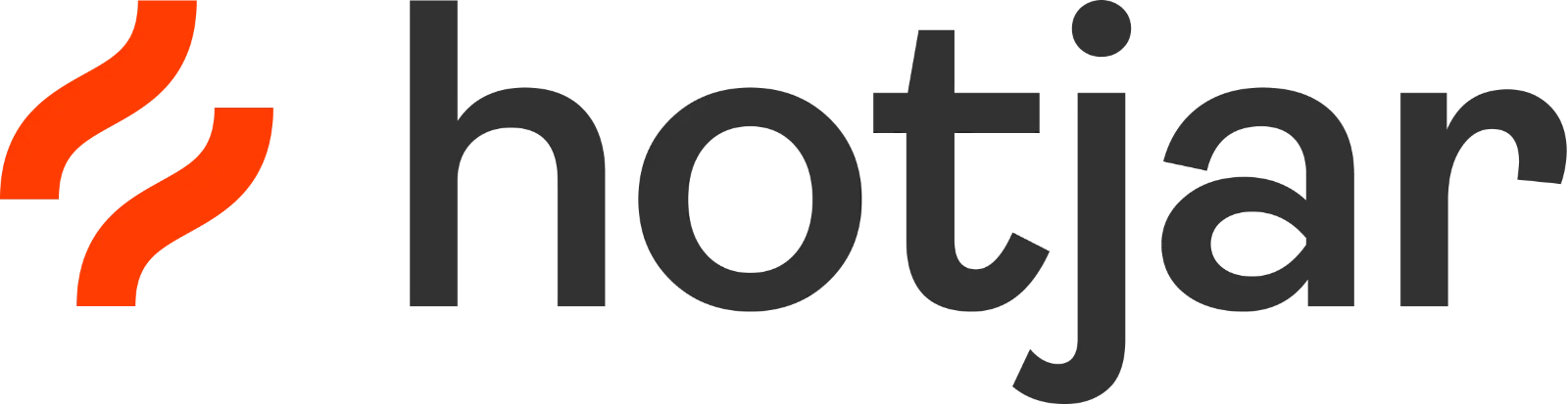 Hotjar Logo with Orange Curved Symbol Free PNG