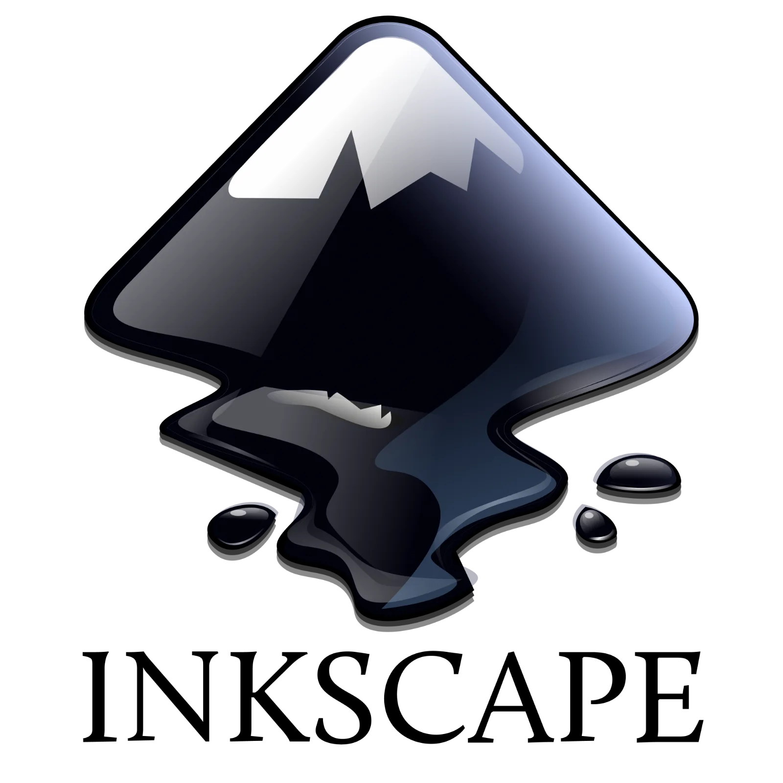 Glossy Dark Liquid Splash Free PNG