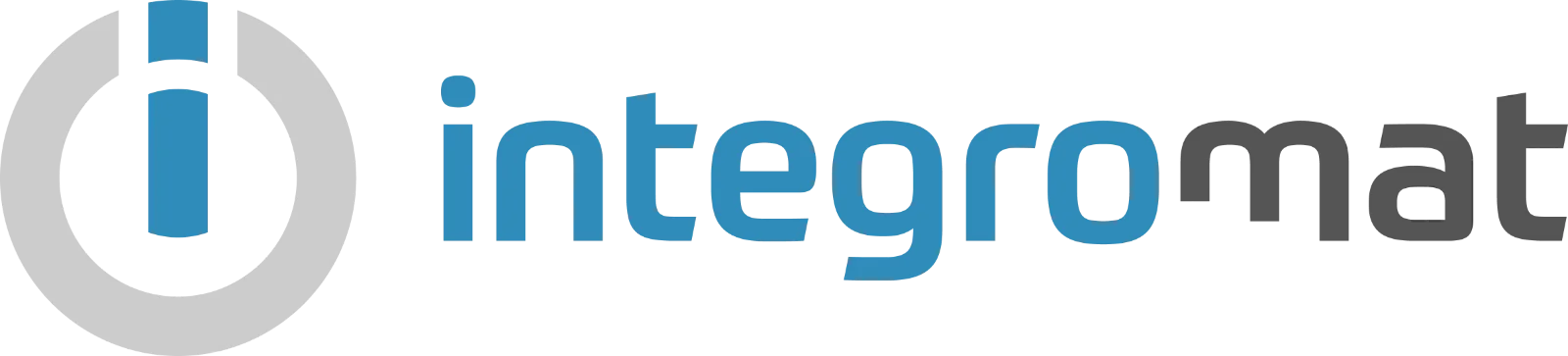 Integromat Logo in Blue and Gray | Free PNG