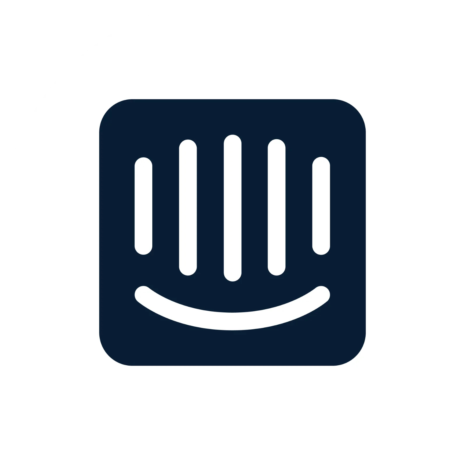 Smiling Equalizer Face Icon Free PNG