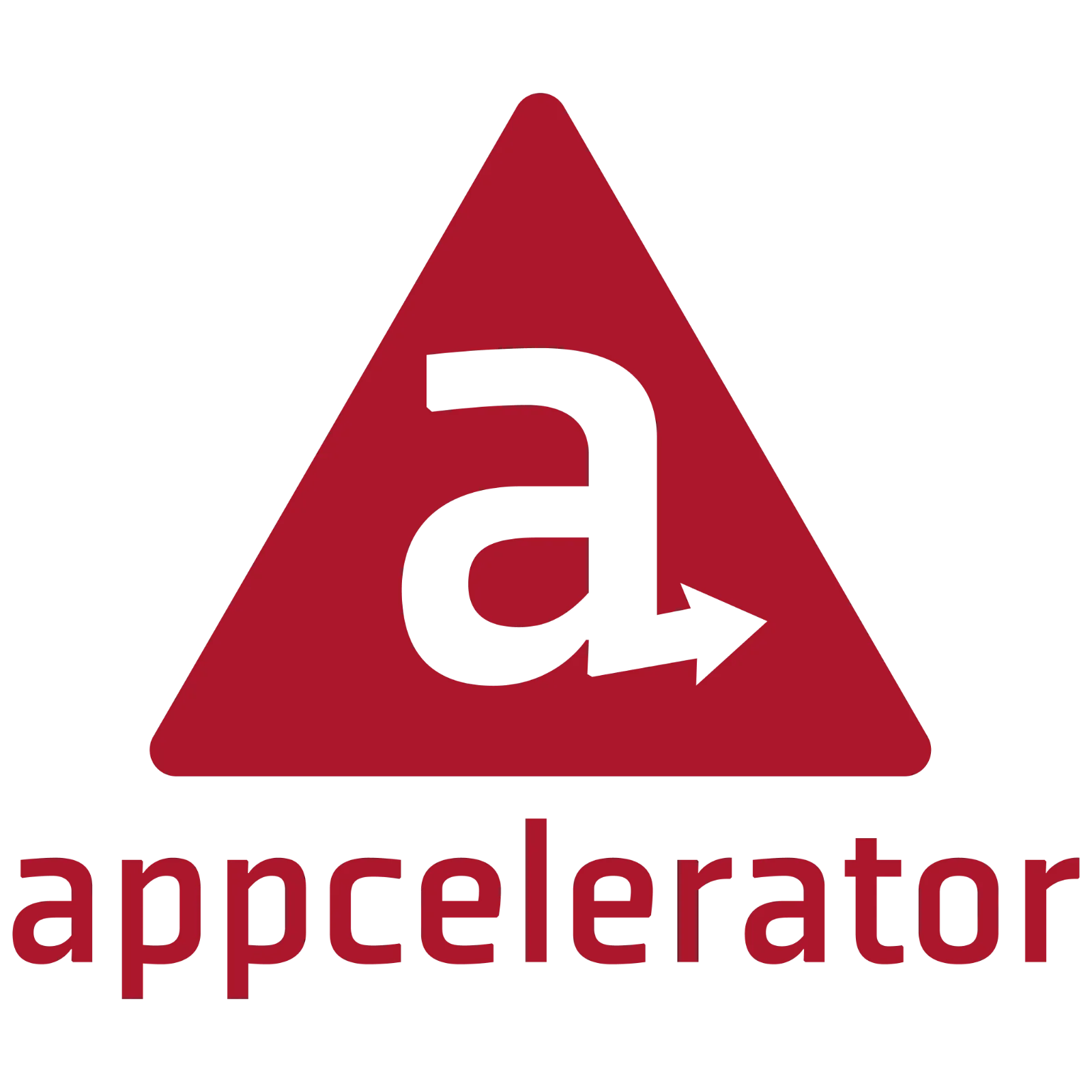 Appcelerator Red Logo and Triangle Emblem Free PNG