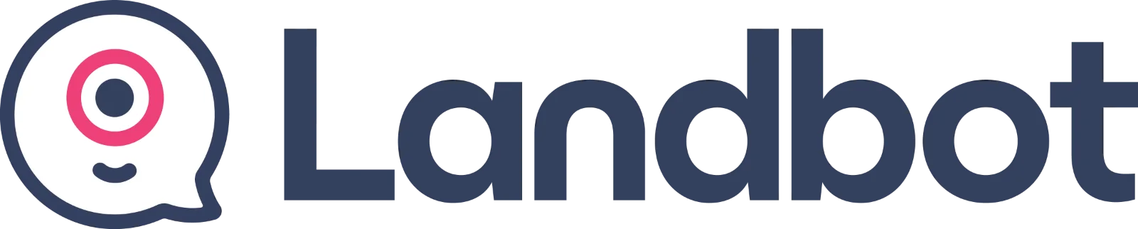 Landbot Mascot and Wordmark Logo Free PNG