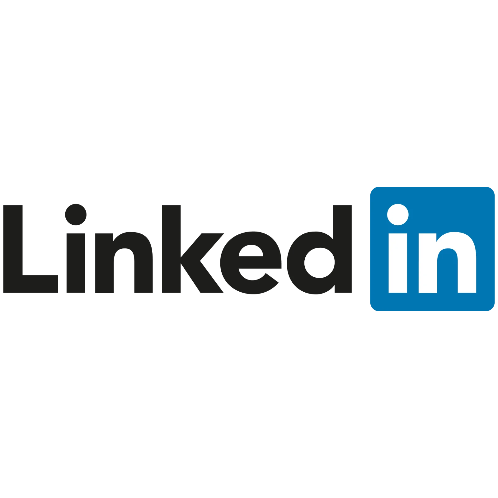 LinkedIn Wordmark and Blue Icon Free PNG