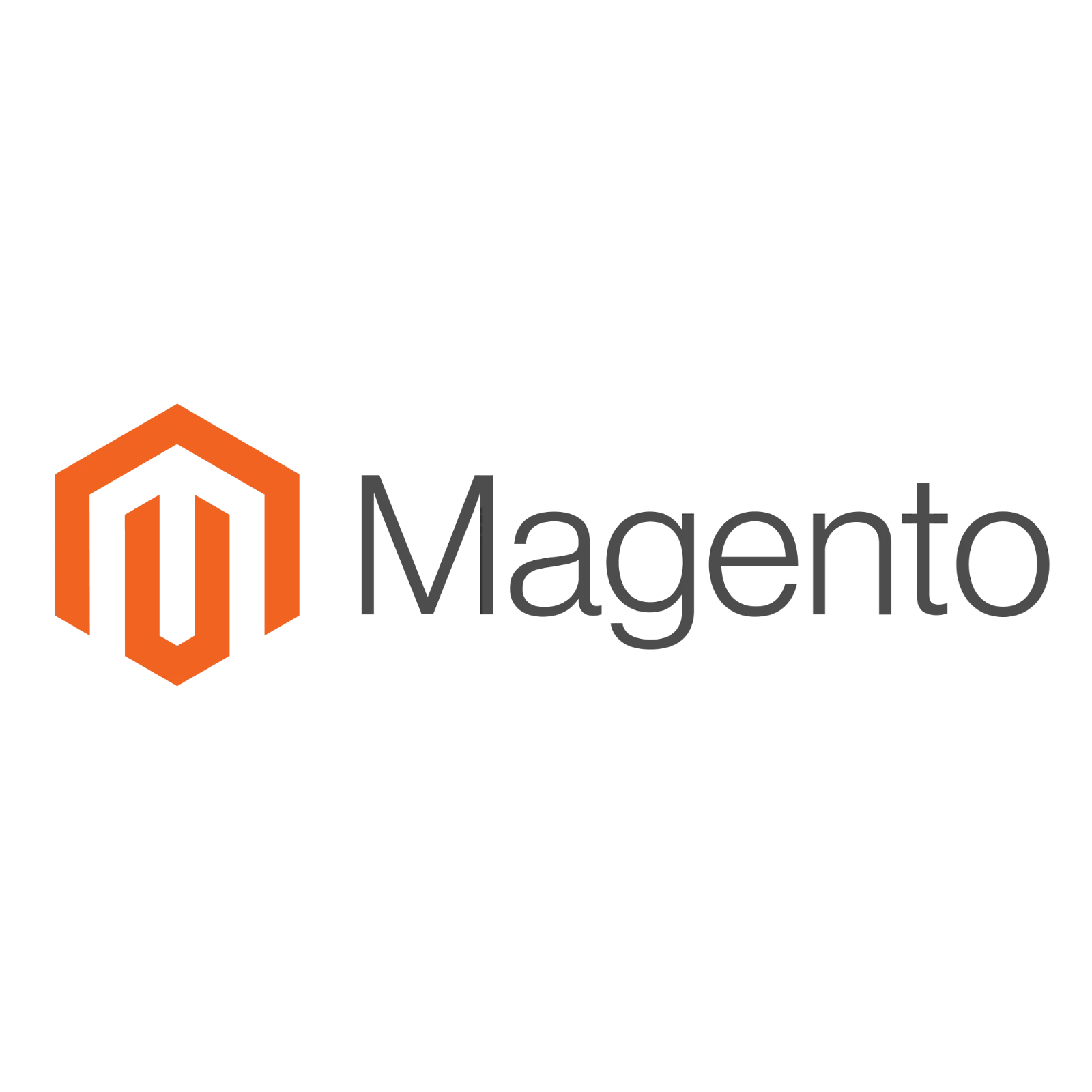 Magento Logo with Orange Emblem Free PNG