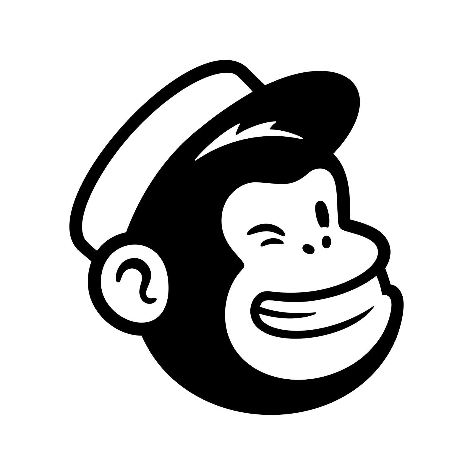 Smiling Cartoon Monkey in a Cap Free PNG