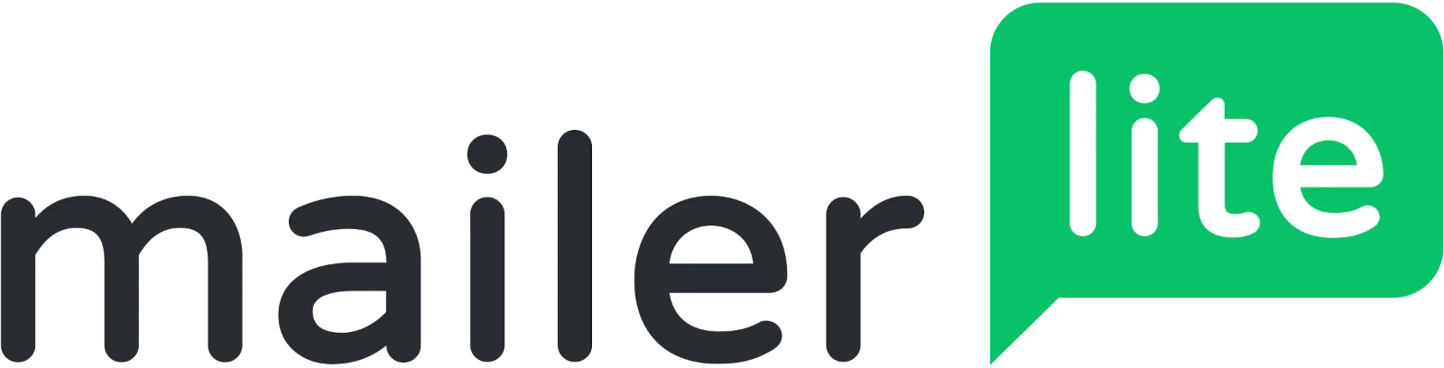 MailerLite Logo with Green Speech Bubble – Free PNG