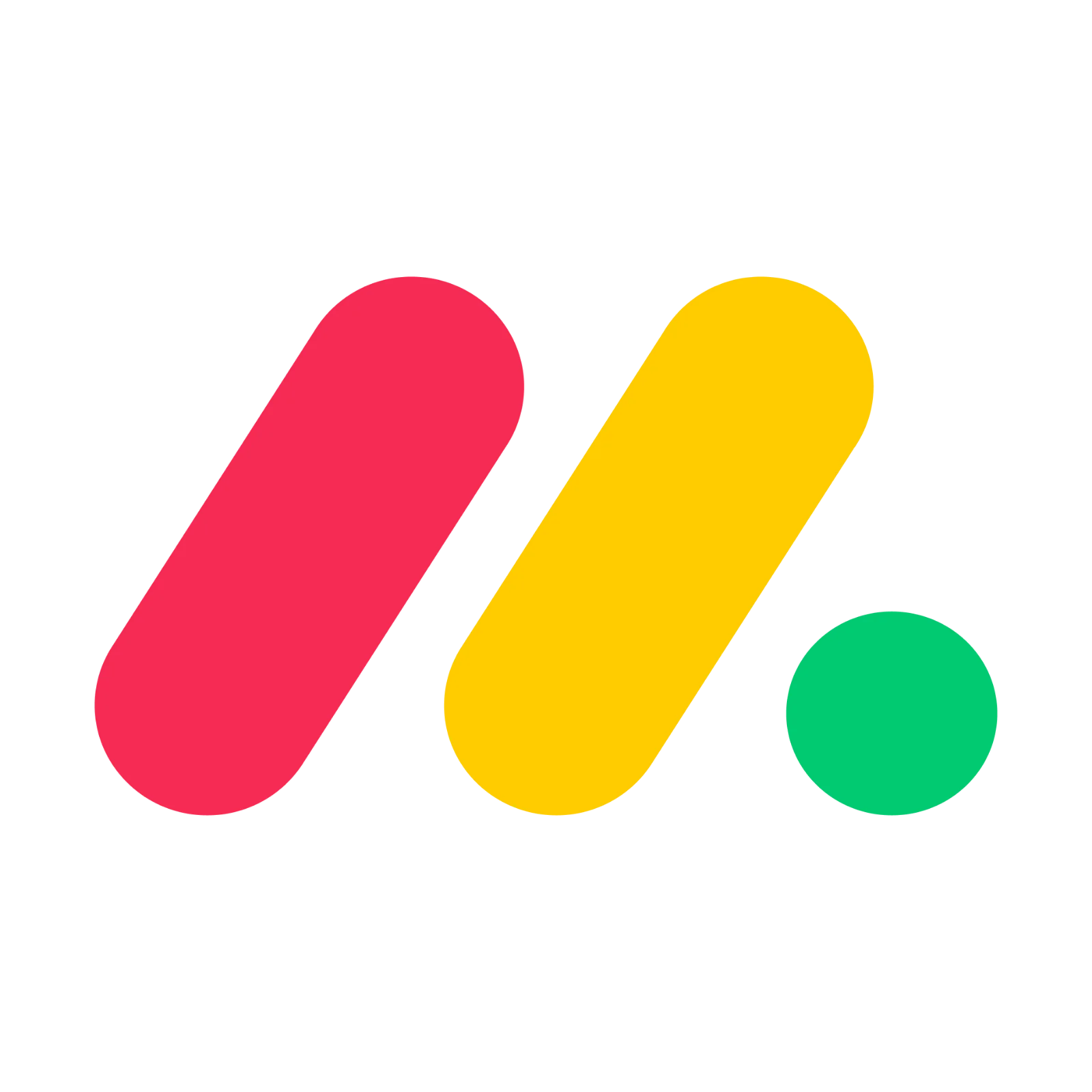 Free PNG of Colorful Diagonal Bars and Green Circle