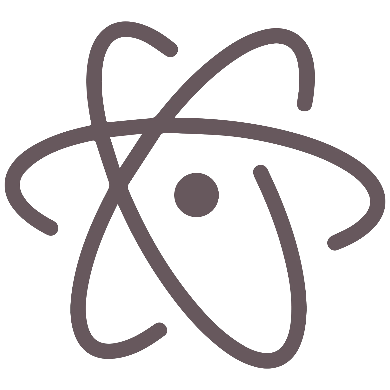 Hand-Drawn Atom Symbol Free PNG
