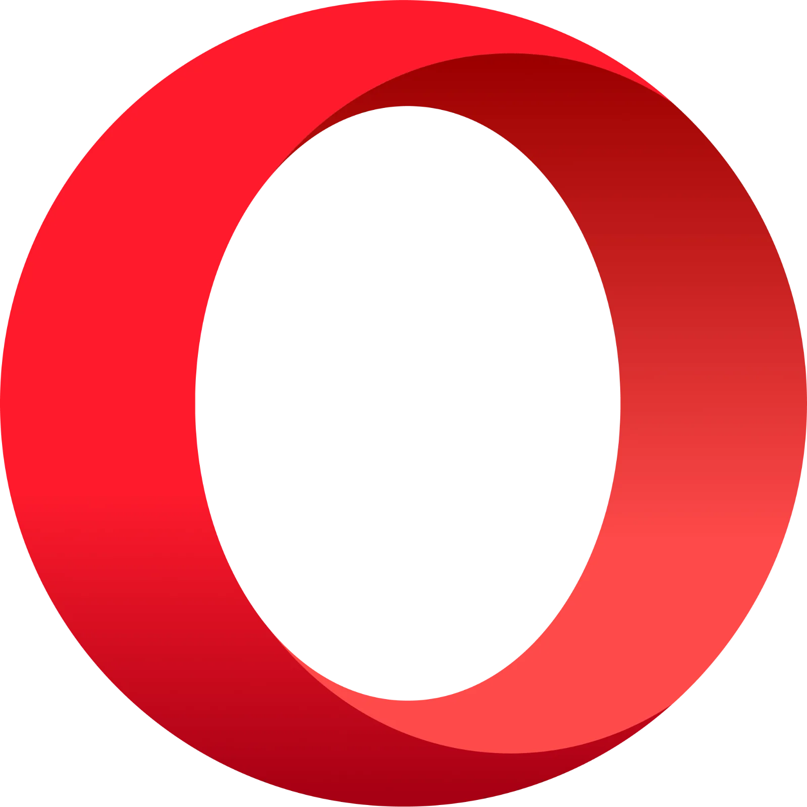 Glossy Red 3D Ring Free PNG