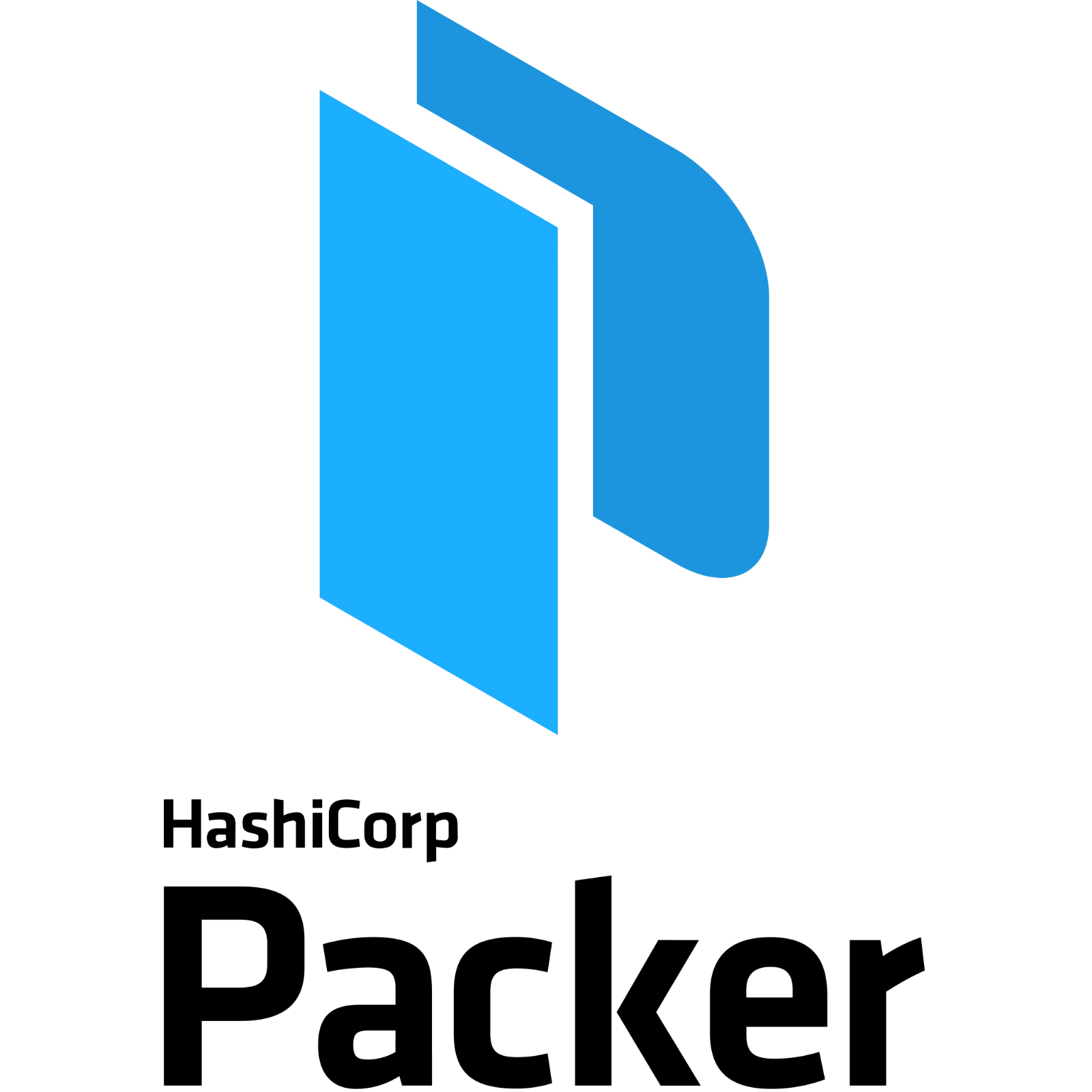 Blue Abstract Two-Panel Symbol Free PNG