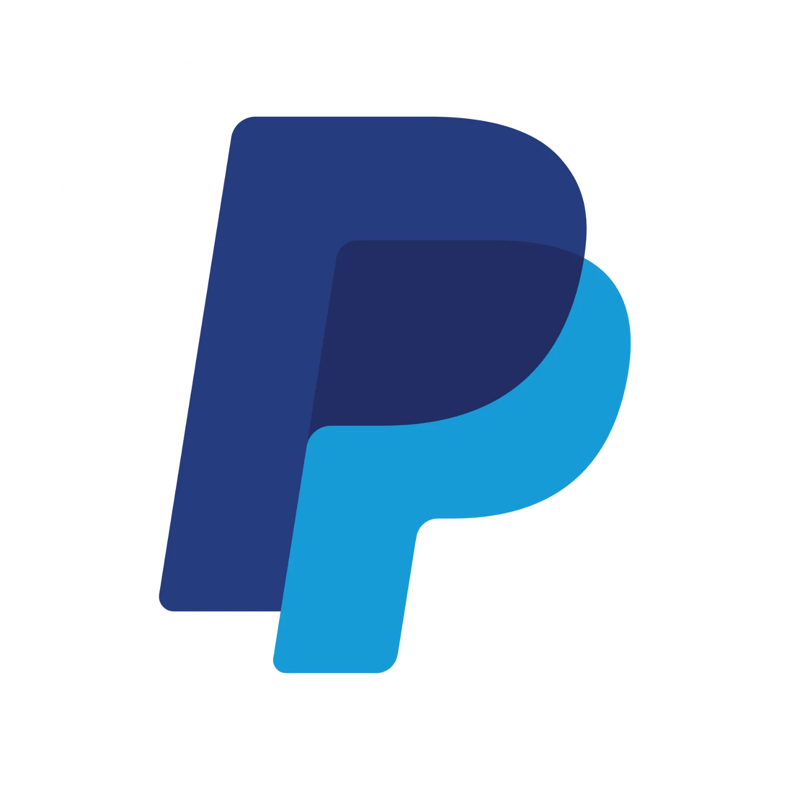 PayPal Logo on a White Circle Free PNG