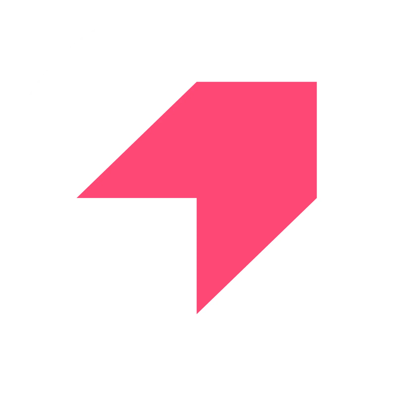Hot Pink Left Arrow in a White Circle Free PNG