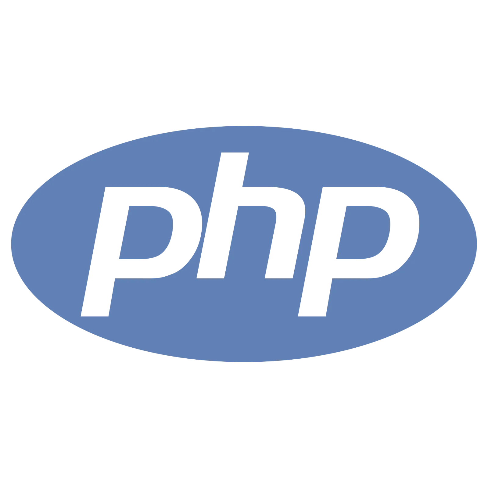PHP Logo in Blue Oval Free PNG