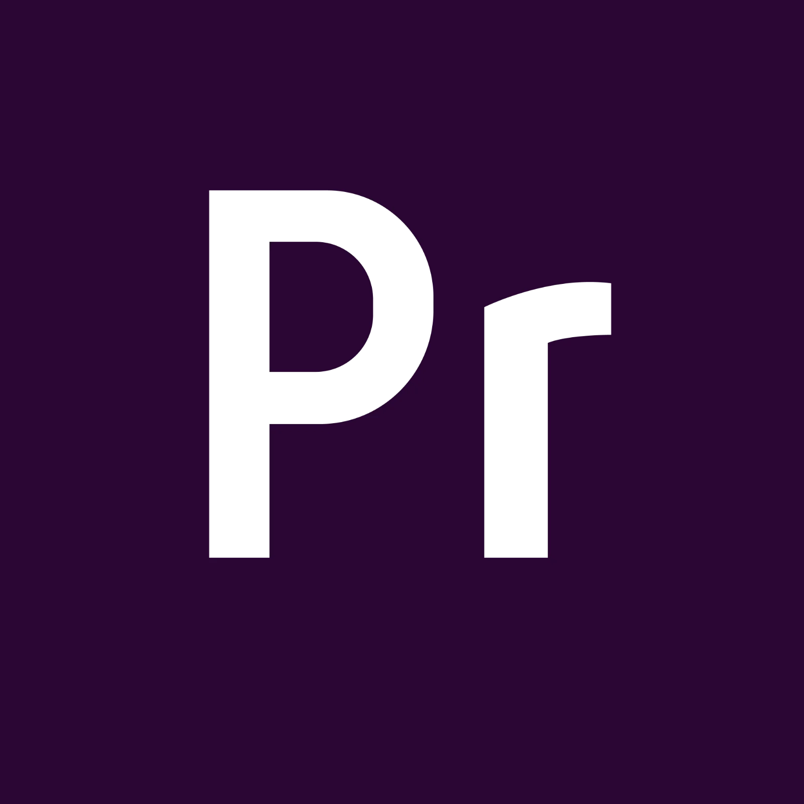 Bold Black Pr Lettering on a Purple Background Free PNG