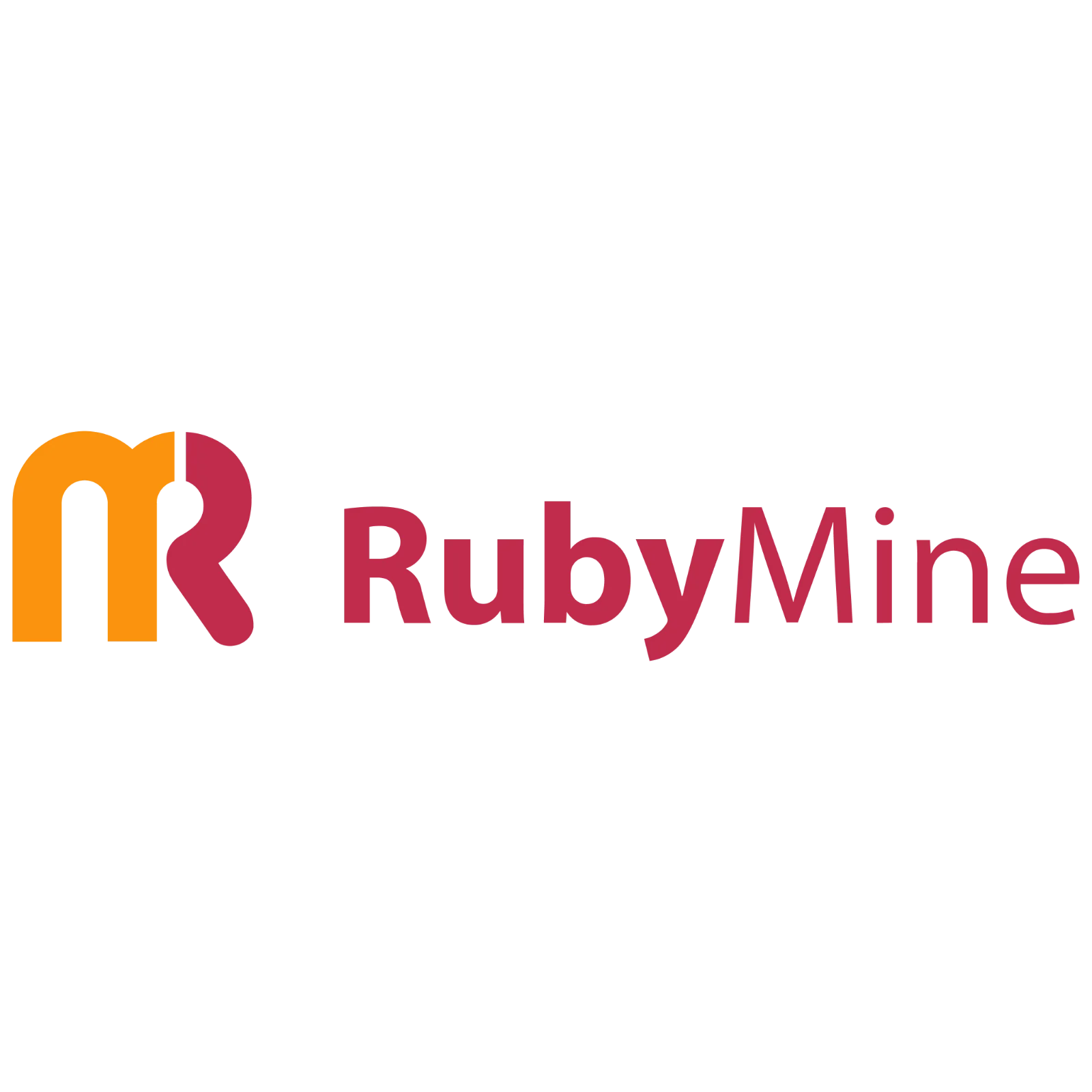 RubyMine Logo and Monogram on Black Background Free PNG
